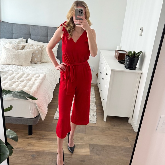 Red Michael Kors Jumpsuit ❤️ - Picture 2 of 5